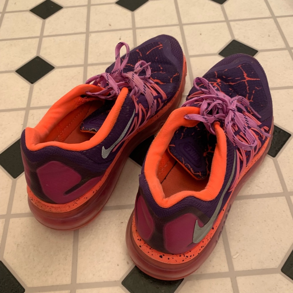 Nike Dynamic Purple and Orange Sneakers